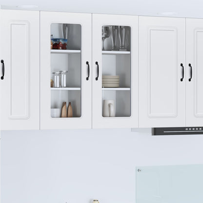 Pannello lavastoviglie Kalmar 2 pz Bianco Legno ingegnerizzato