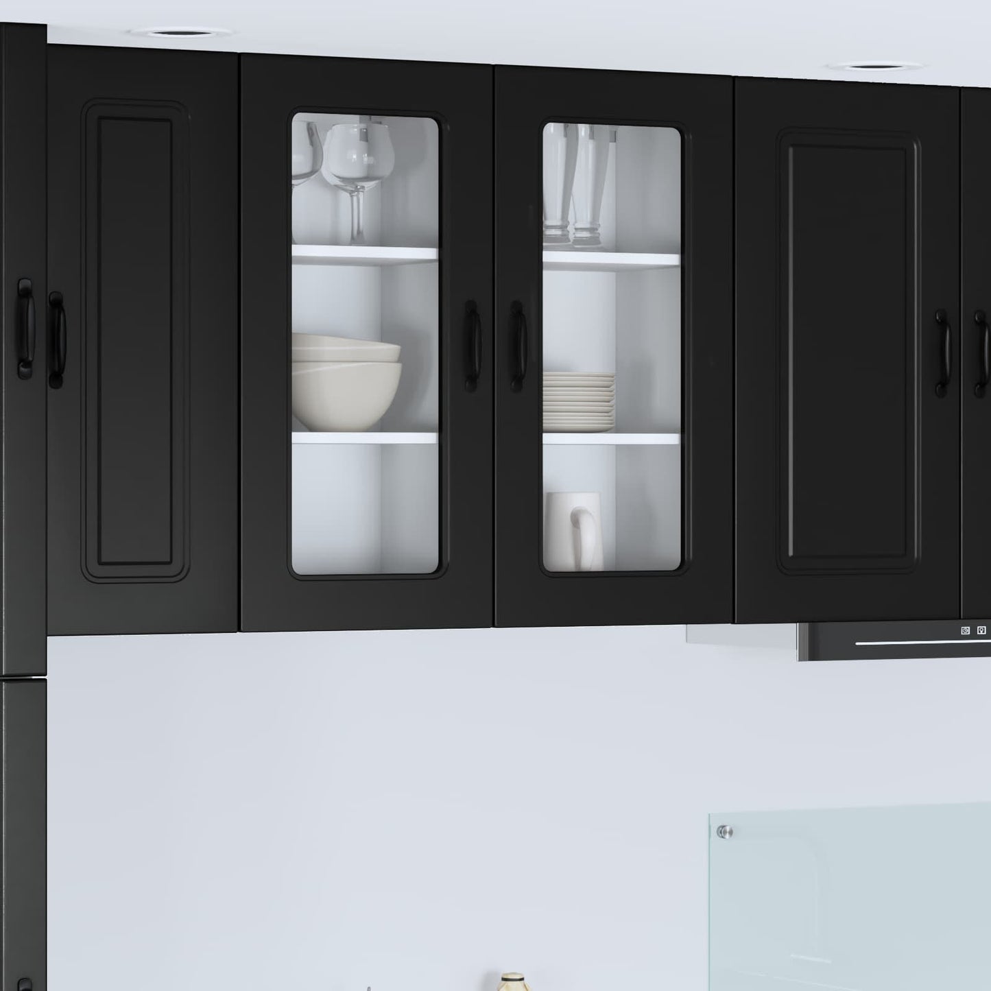 Pannello lavastoviglie Kalmar 2 pcs Nero 40 x 31 x 80 cm | homemem39