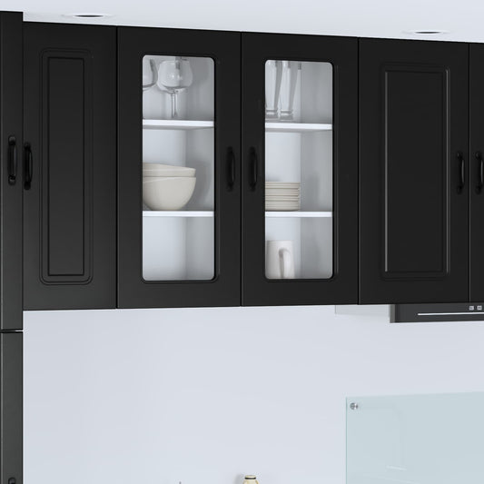 Pannello lavastoviglie Kalmar 2 pcs Nero 40 x 31 x 80 cm | homemem39