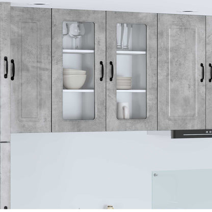 Pannello lavastoviglie Kalmar 2 pcs Grigio cemento | homemem39