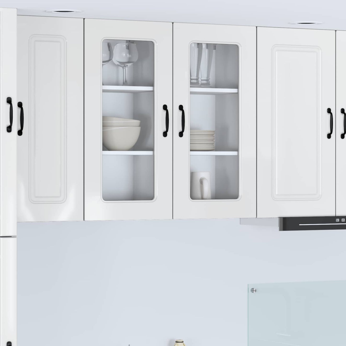 Pannello lavastoviglie Kalmar 2 pcs Bianco Lucido | homemem39