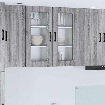 Pannello lavastoviglie Kalmar 2 pcs Grigio Sonoma | homemem39