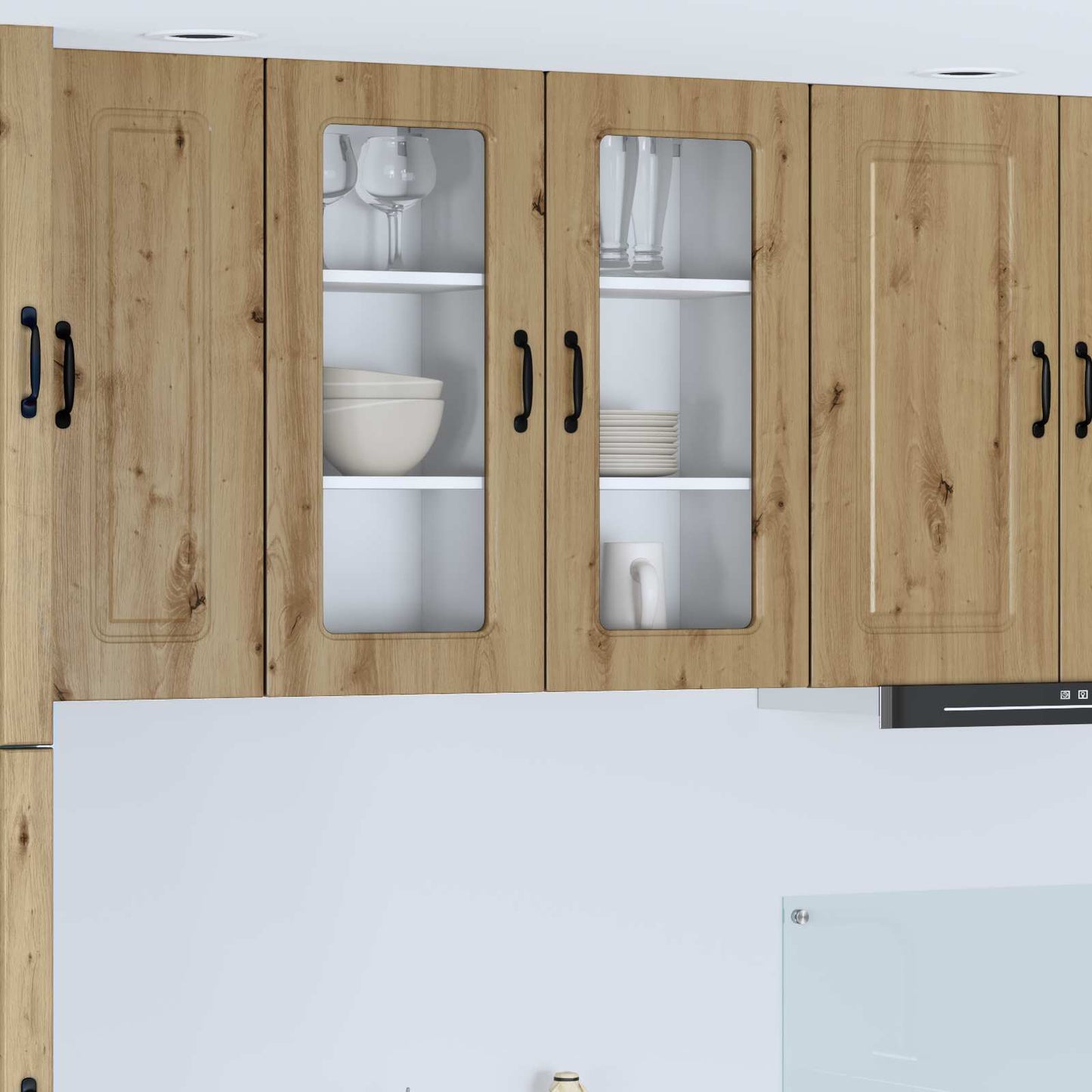 Pannello lavastoviglie Kalmar 2 pcs Rovere artigianale | homemem39