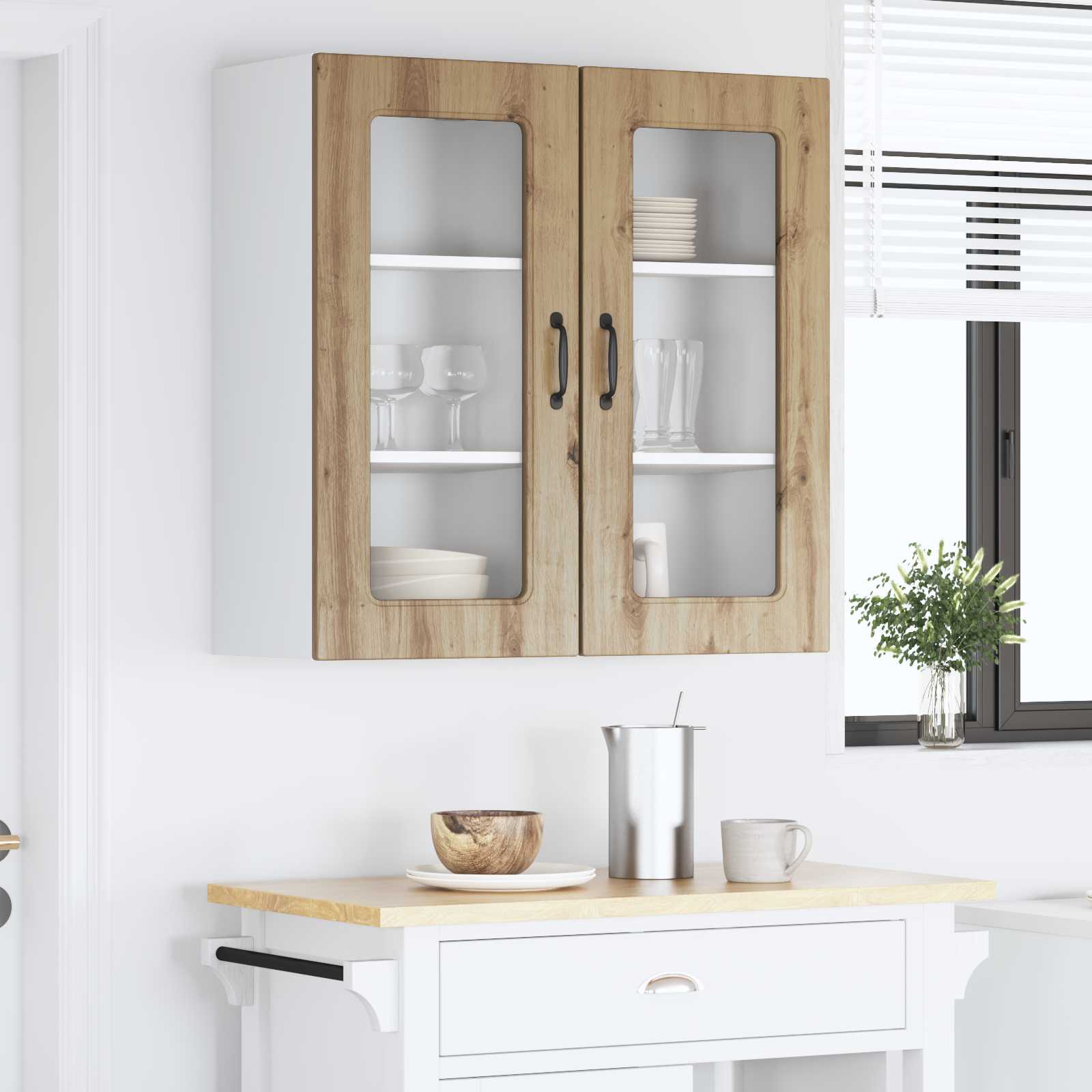 Pannello lavastoviglie Kalmar 2 pcs Rovere artigianale | homemem39