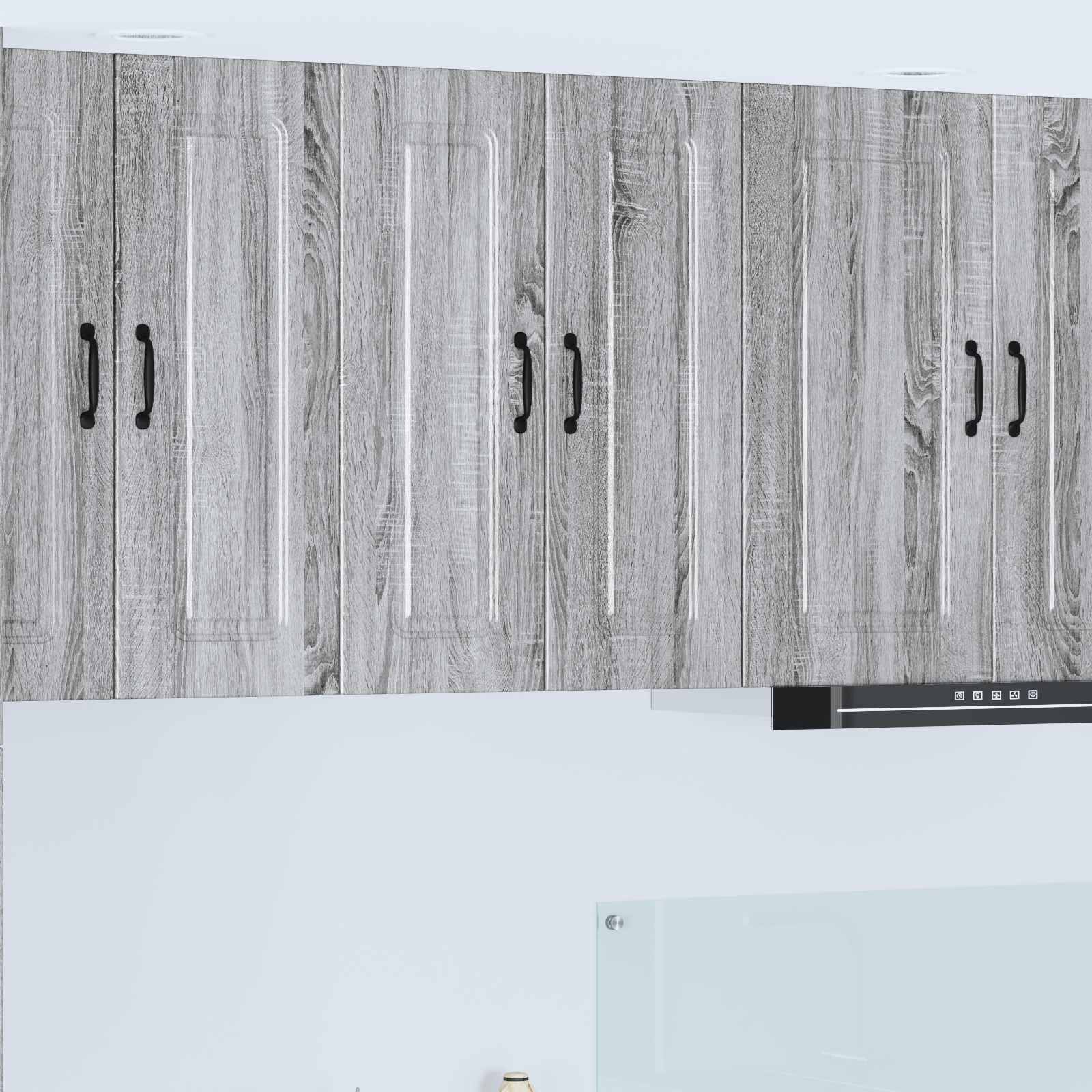 Pannello lavastoviglie Kalmar 2 pcs Grigio Sonoma | homemem39