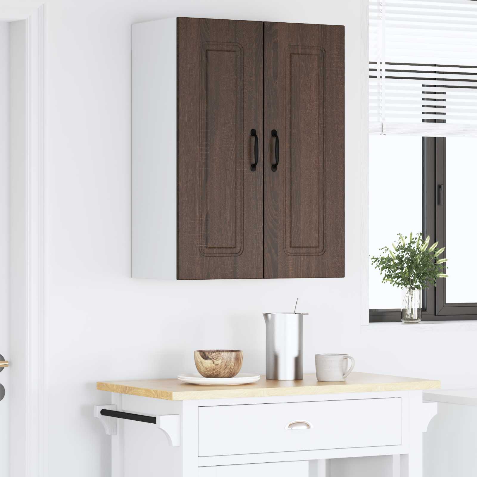 Pannello lavastoviglie Kalmar 2 pcs Rovere Marrone | homemem39