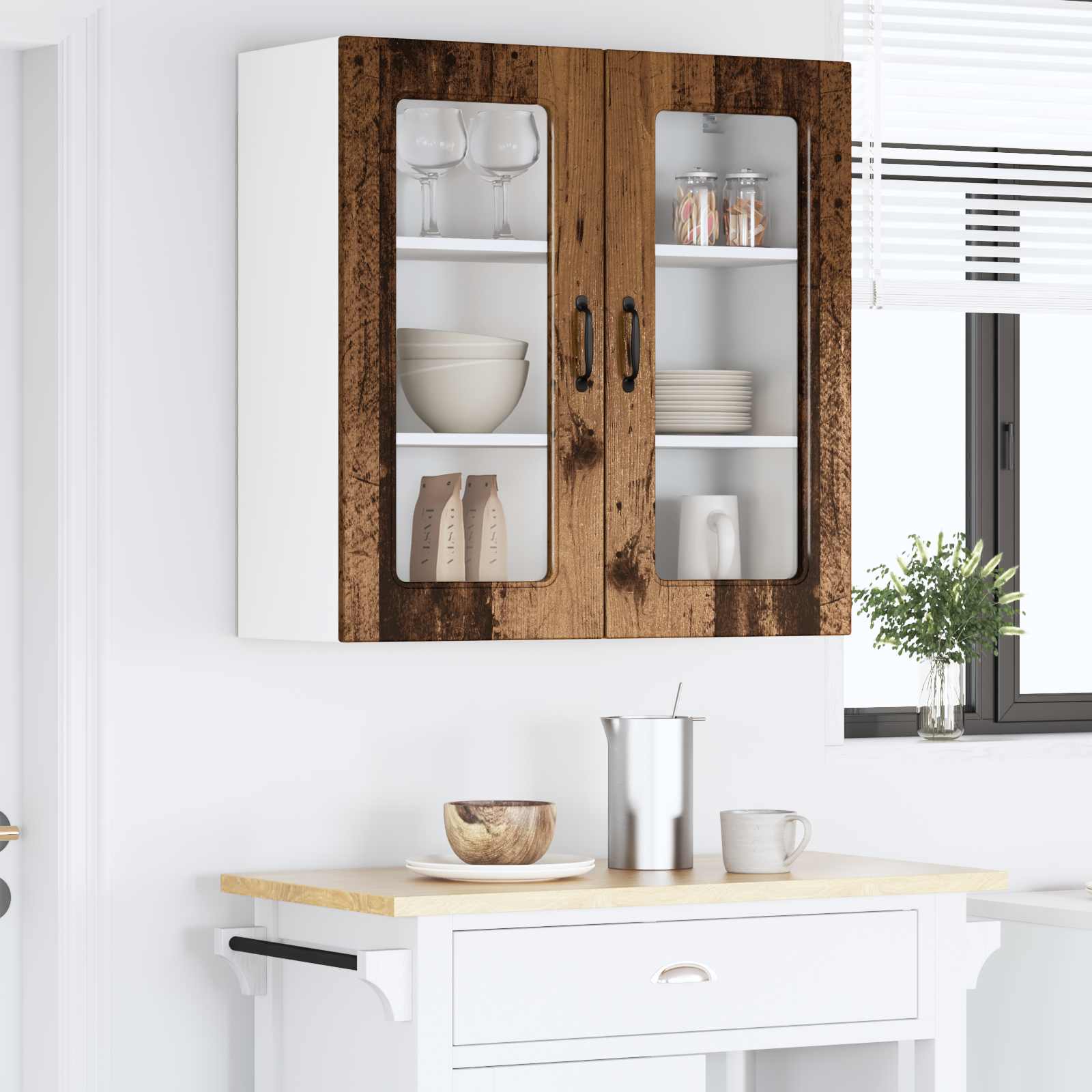 Pannello lavastoviglie Kalmar Legno vecchio 80 x 31 x 80 cm | homemem39