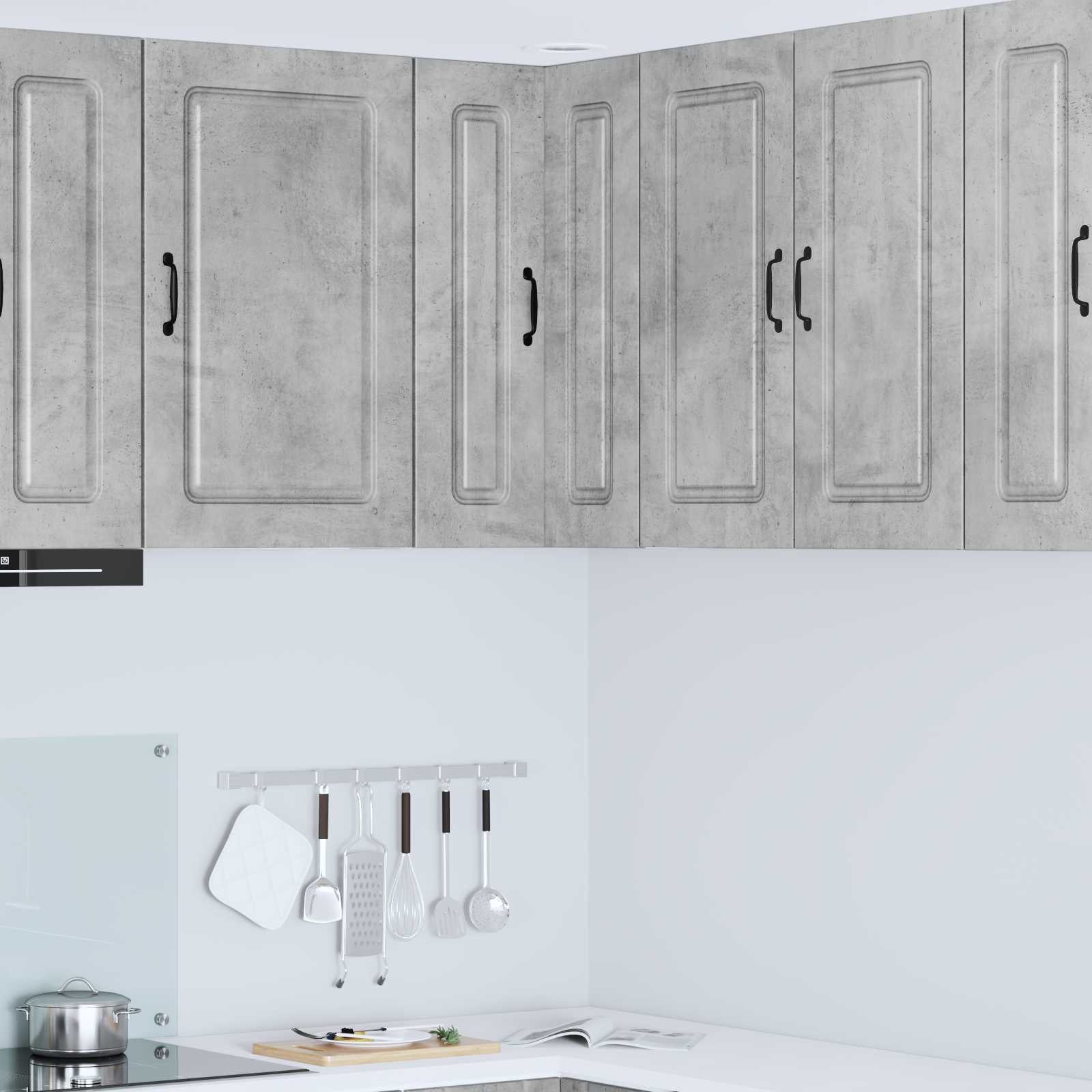 Pannello lavastoviglie Kalmar Grigio cemento 57 x 57 x 80 cm | homemem39