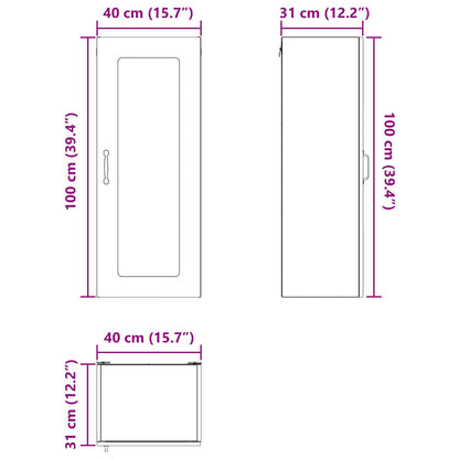 Pannello lavastoviglie Kalmar Legno vecchio 40 x 31 x 100 cm
