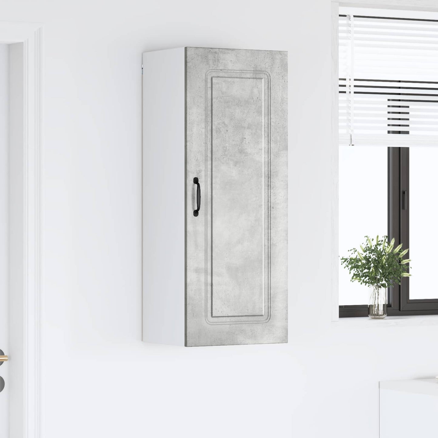 Pannello lavastoviglie Kalmar Grigio cemento 40 x 31 x 100 cm