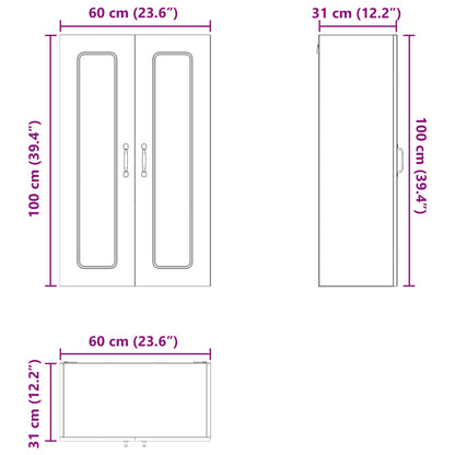 Pannello lavastoviglie Kalmar Legno vecchio 60 x 31 x 100 cm