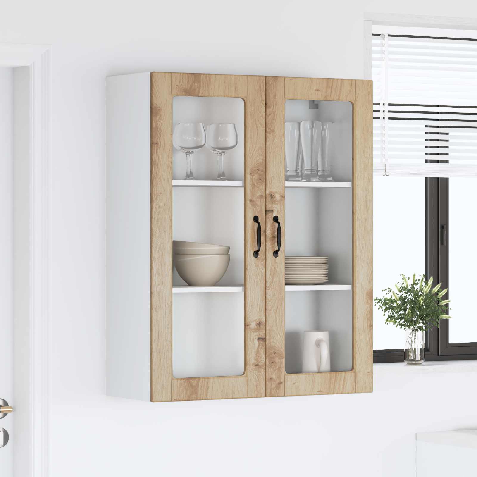 Pannello lavastoviglie Kalmar Rovere artigianale | homemem39