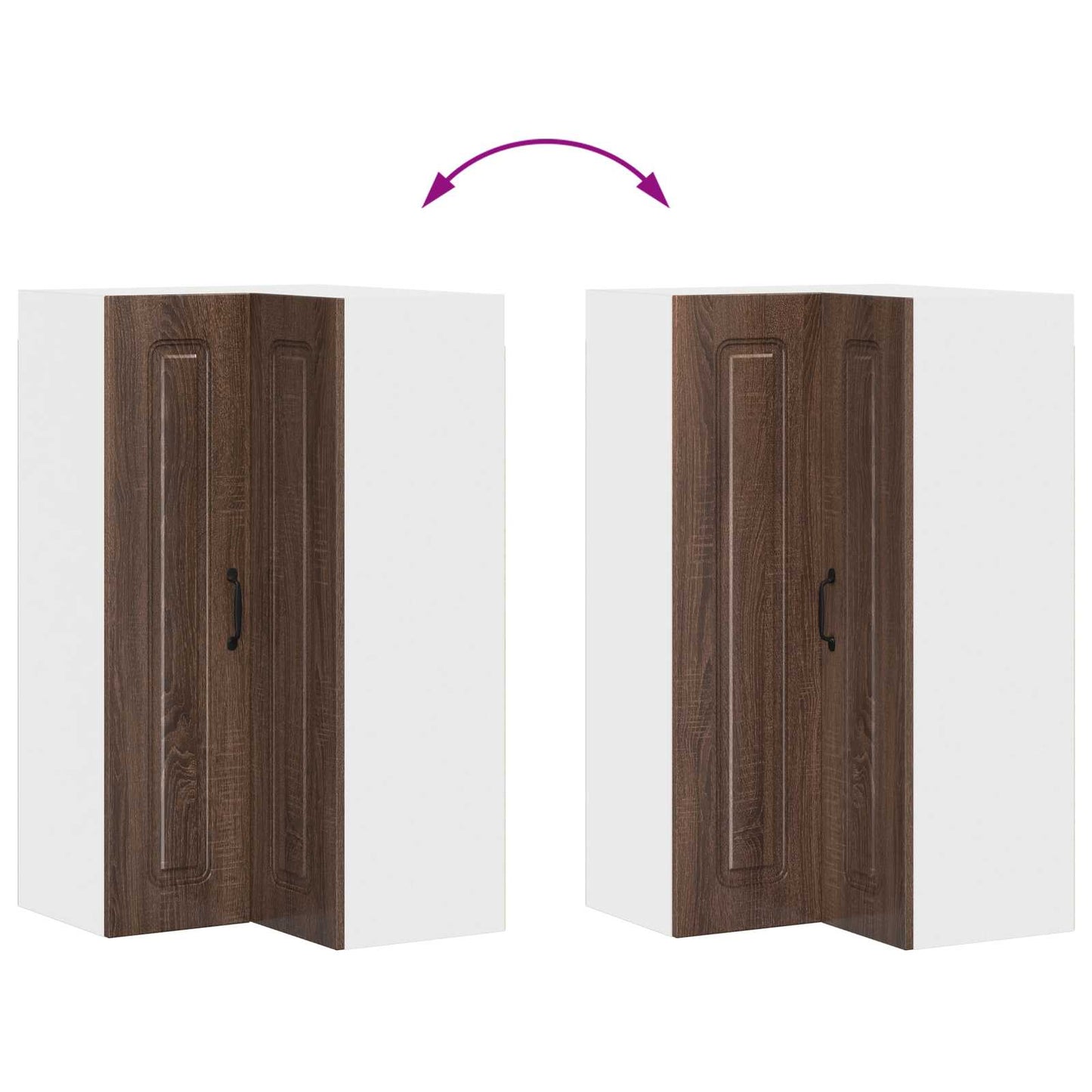 Pannello lavastoviglie Kalmar Rovere Marrone 57 x 57 x 100 cm - homemem39