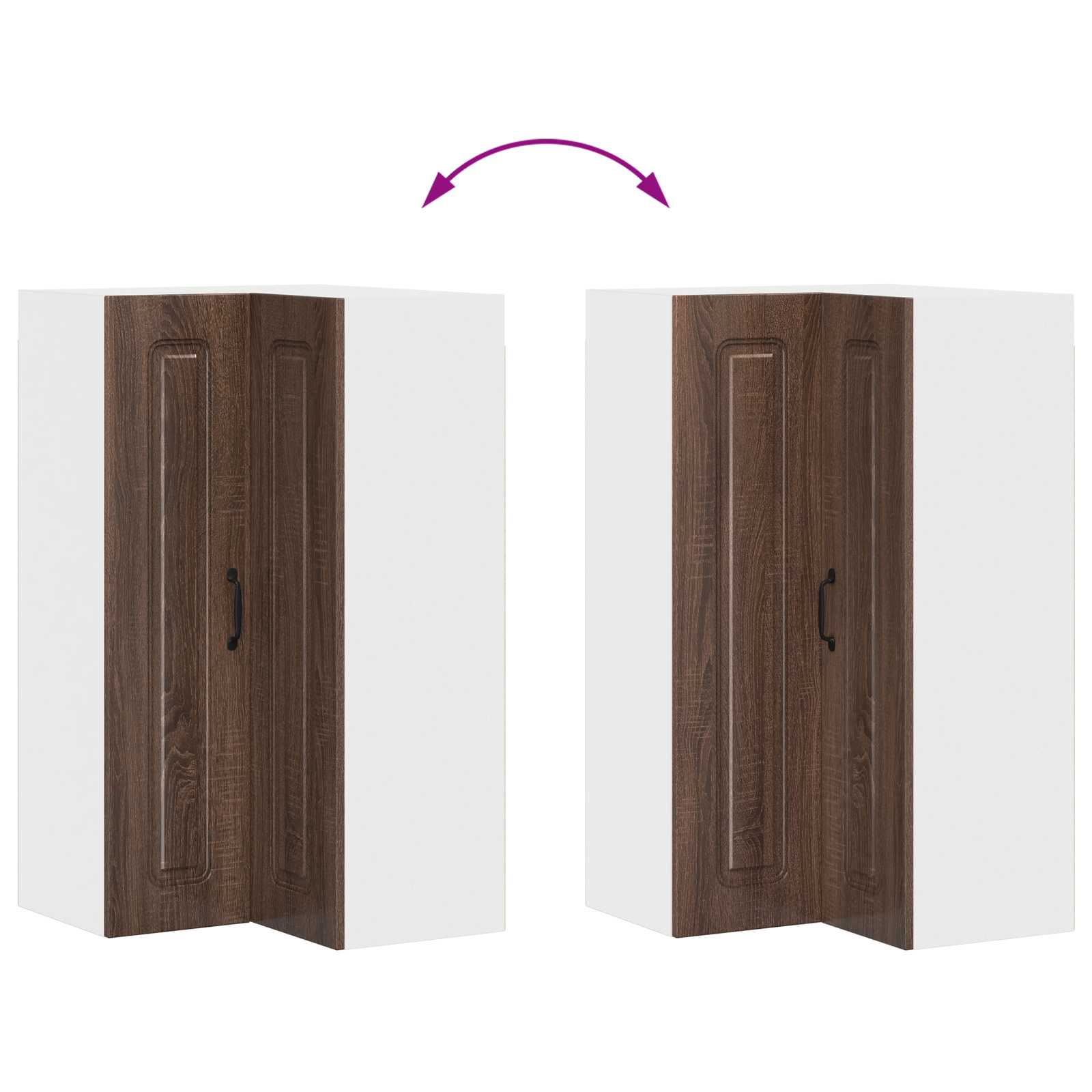 Pannello lavastoviglie Kalmar Rovere Marrone 57 x 57 x 100 cm - homemem39