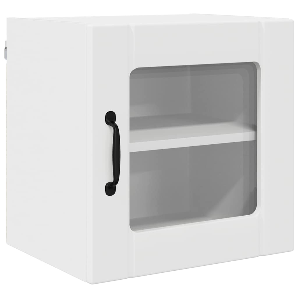 Mobile in vetro da parete LUCCA 2 pcs Bianco 40 x 31 x 40 cm | homemem39
