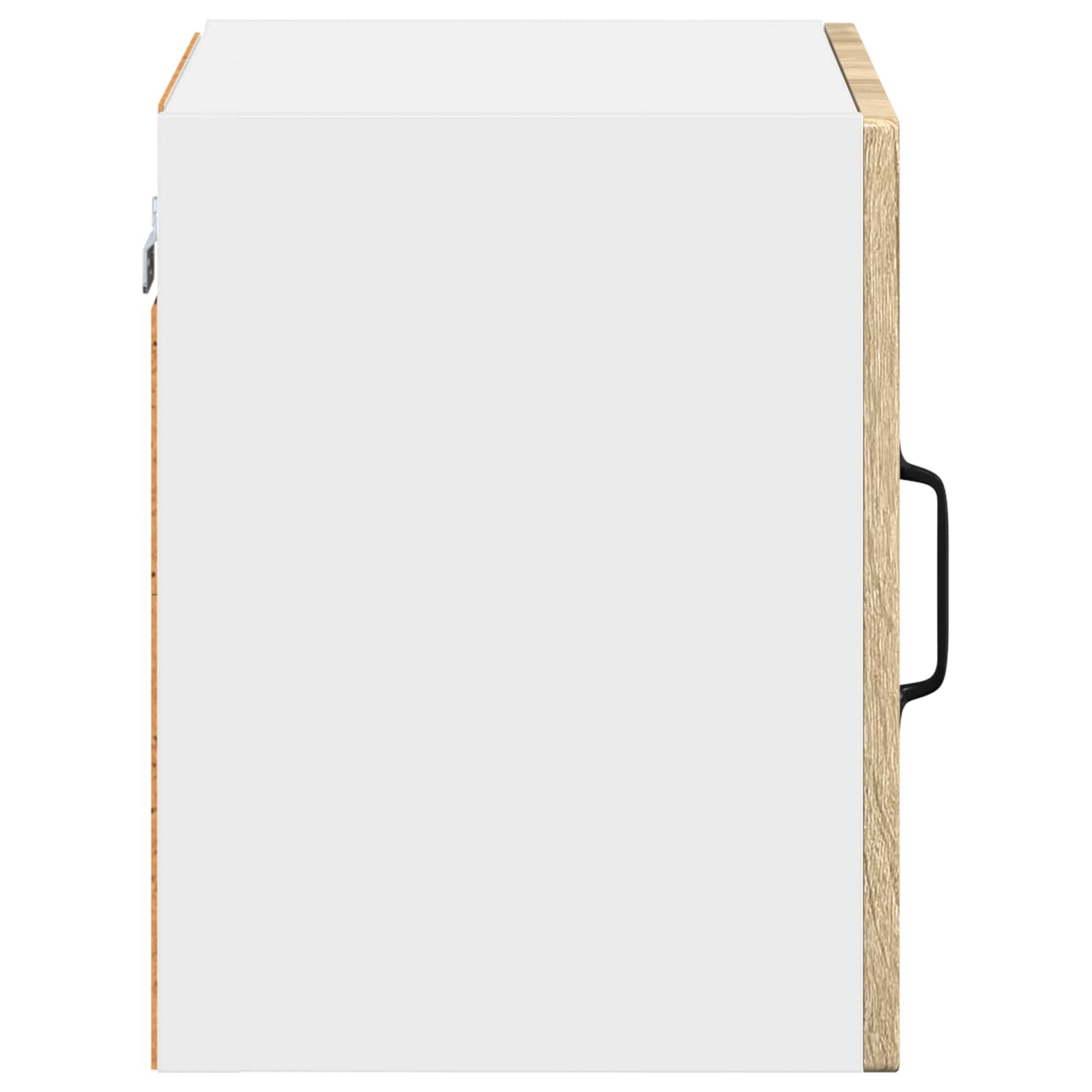 Mobile in vetro da parete LUCCA 2 pcs Rovere Sonoma | homemem39