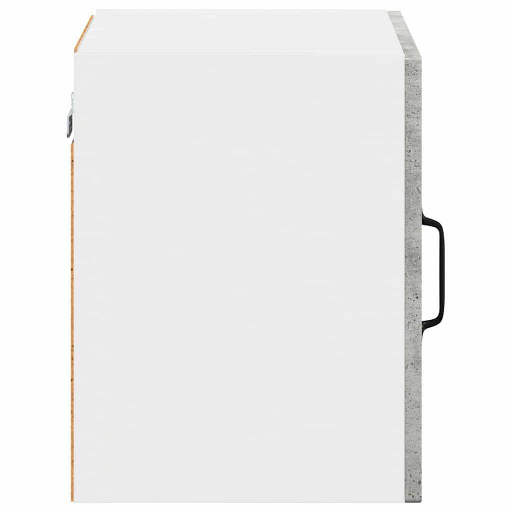 Mobile in vetro da parete LUCCA 2 pcs Grigio Cemento | homemem39
