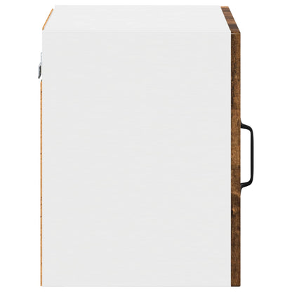 Mobile in vetro da parete LUCCA Rovere Fumo 40 x 31 x 40 cm - homemem39