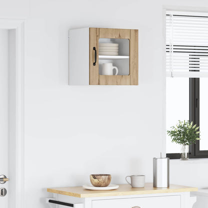 Mobile in vetro da parete LUCCA Rovere Artigianale | homemem39