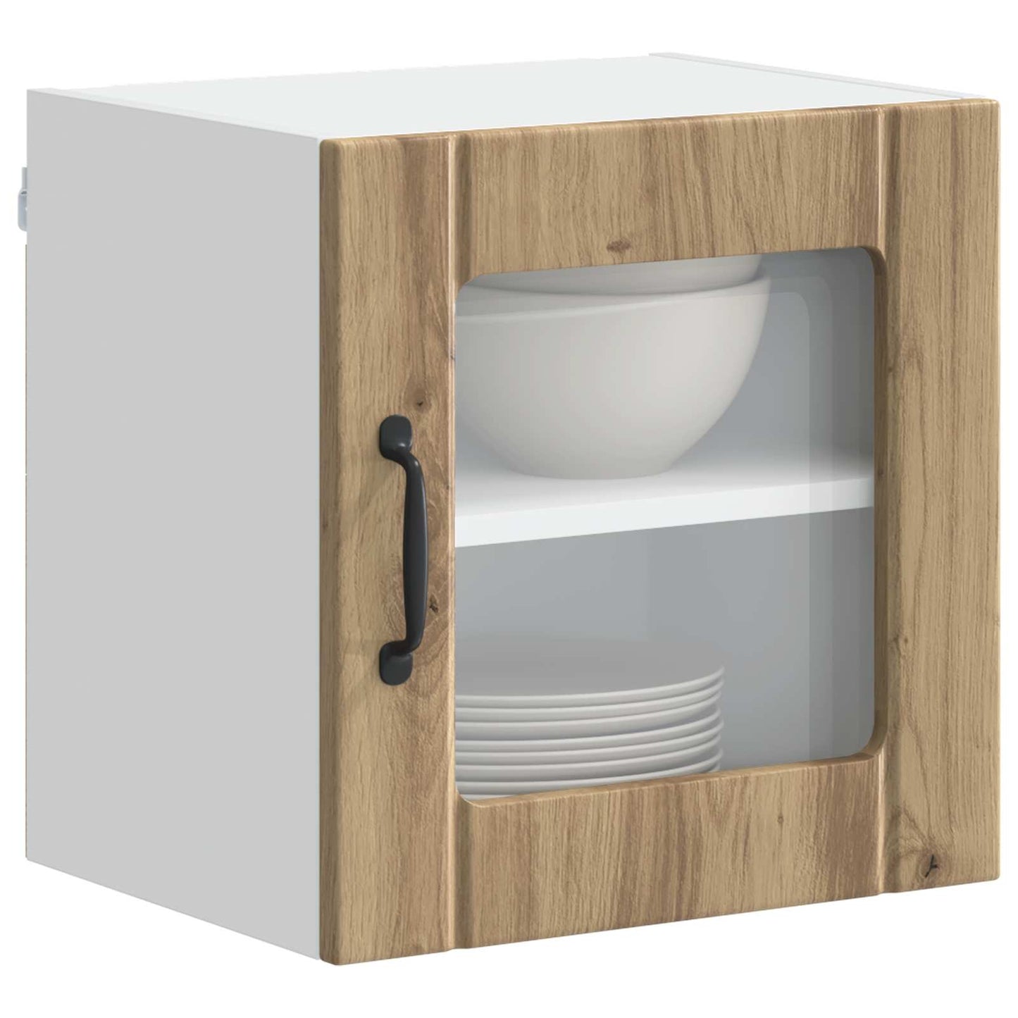 Mobile in vetro da parete LUCCA Rovere Artigianale | homemem39