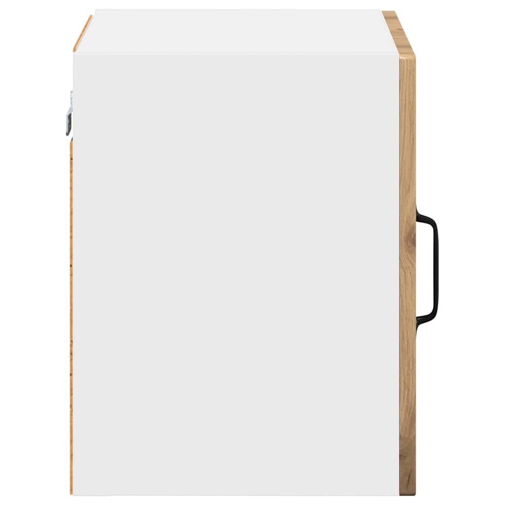 Mobile in vetro da parete LUCCA 2 pcs Rovere Artigianale | homemem39