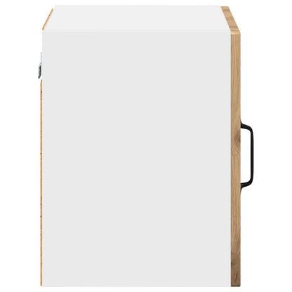 Mobile in vetro da parete LUCCA 2 pcs Rovere Artigianale | homemem39