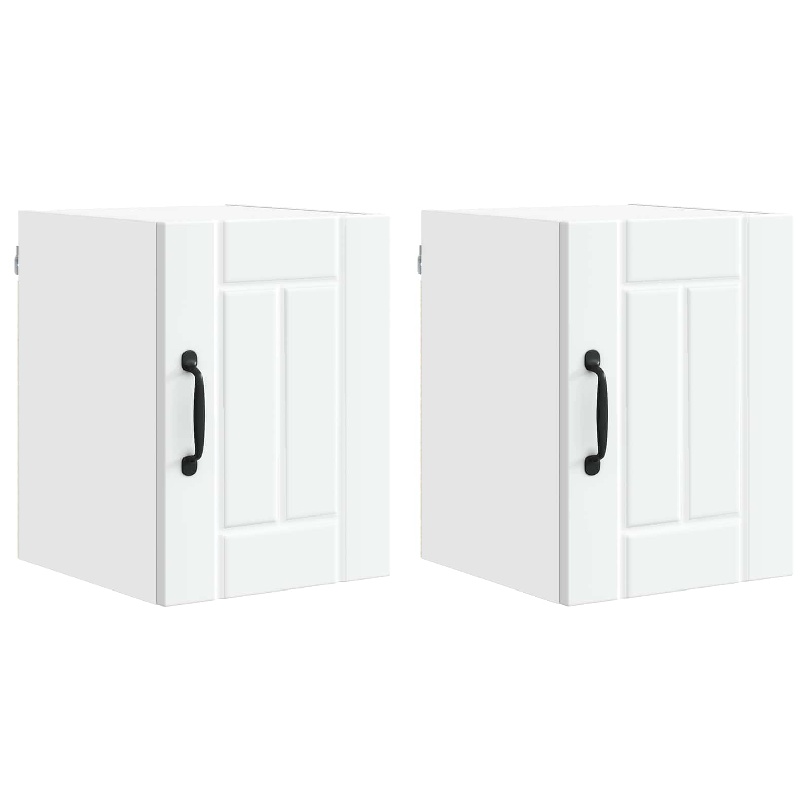 Armadietto a muro LUCCA 2 pcs Bianco 30 x 31 x 40 cm | homemem39