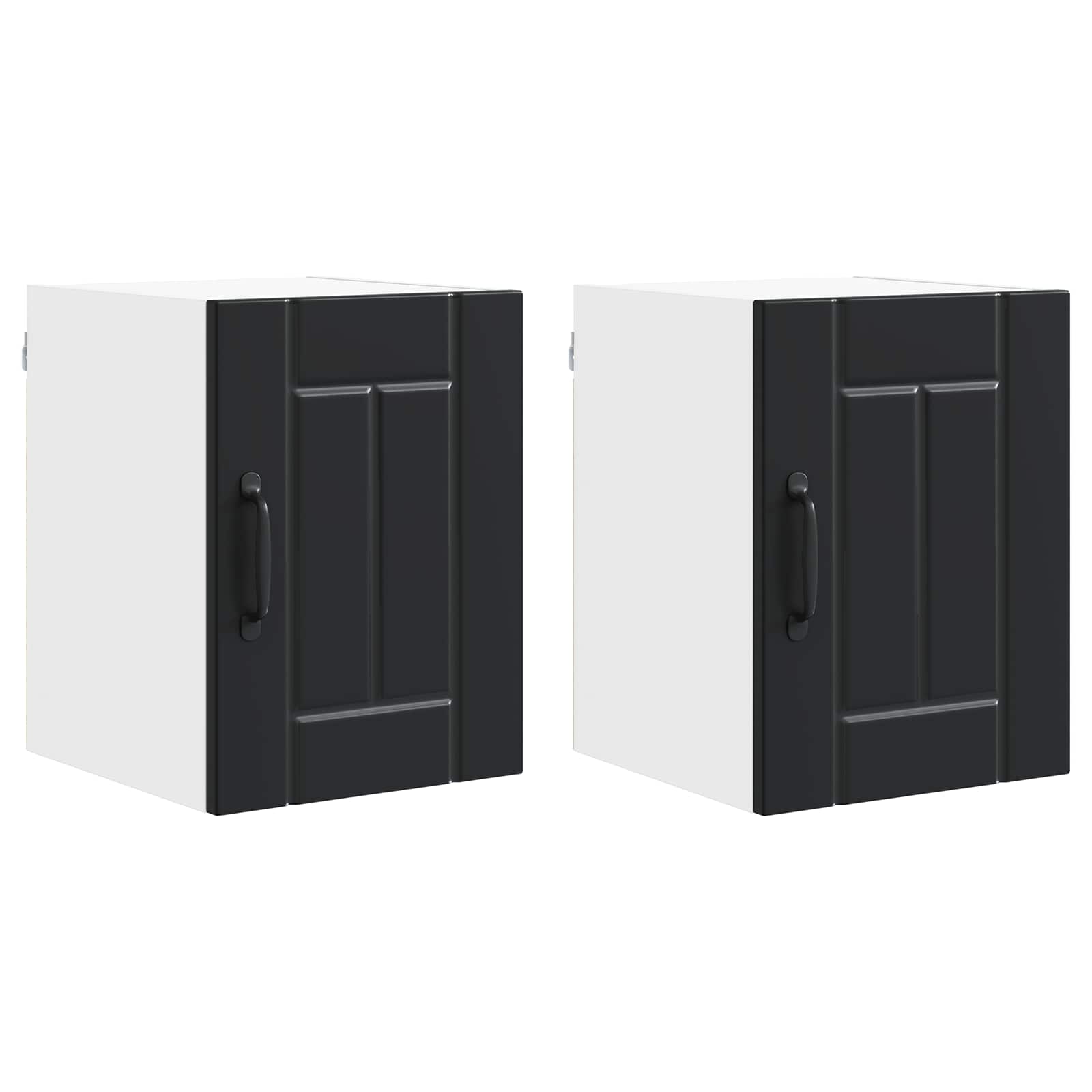 Armadietto a muro LUCCA 2 pcs Nero 30 x 31 x 40 cm | homemem39