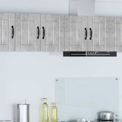 Armadietto a muro LUCCA 2 pz Grigio Cemento