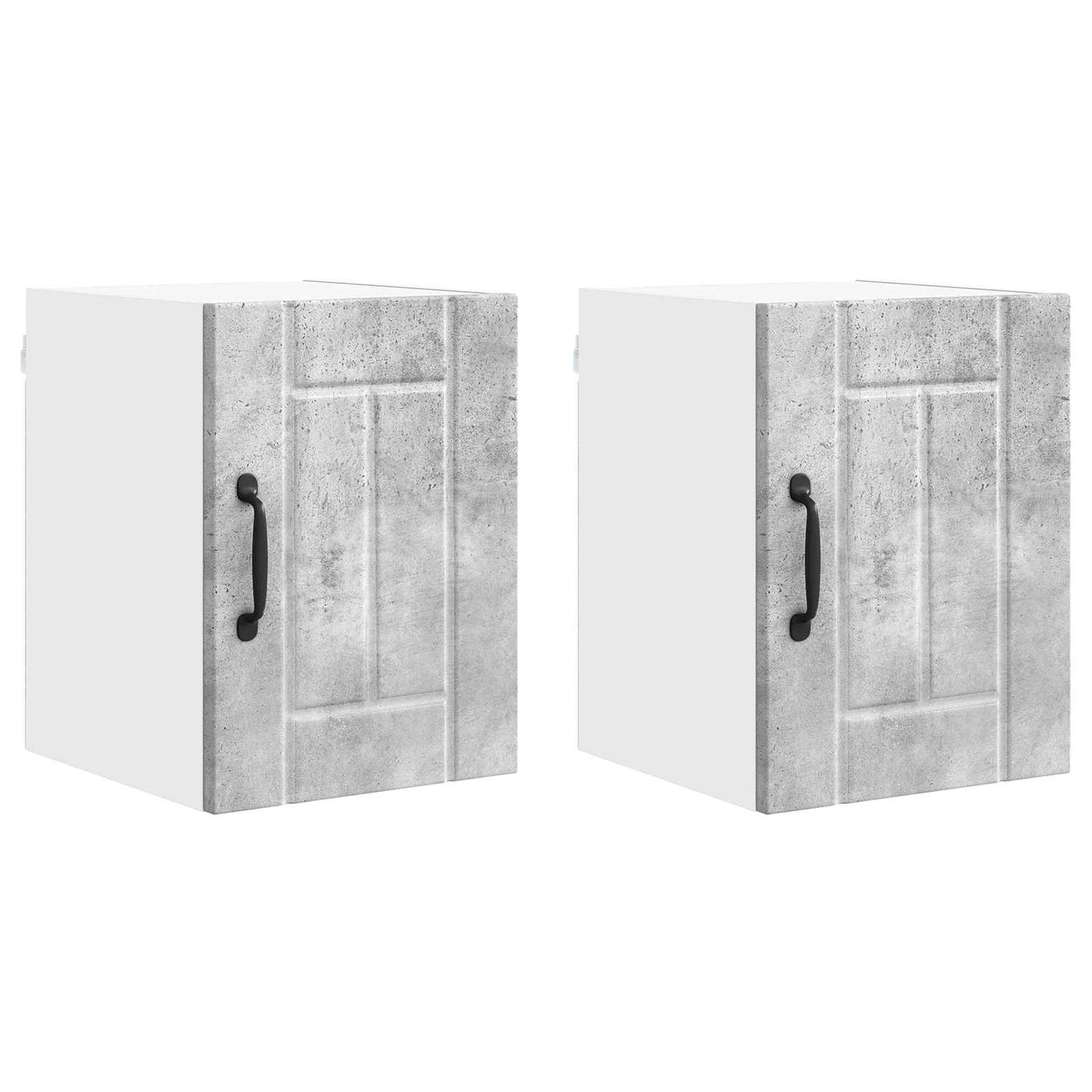 Armadietto a muro LUCCA 2 pcs Grigio Cemento 30 x 31 x 40 cm | homemem39