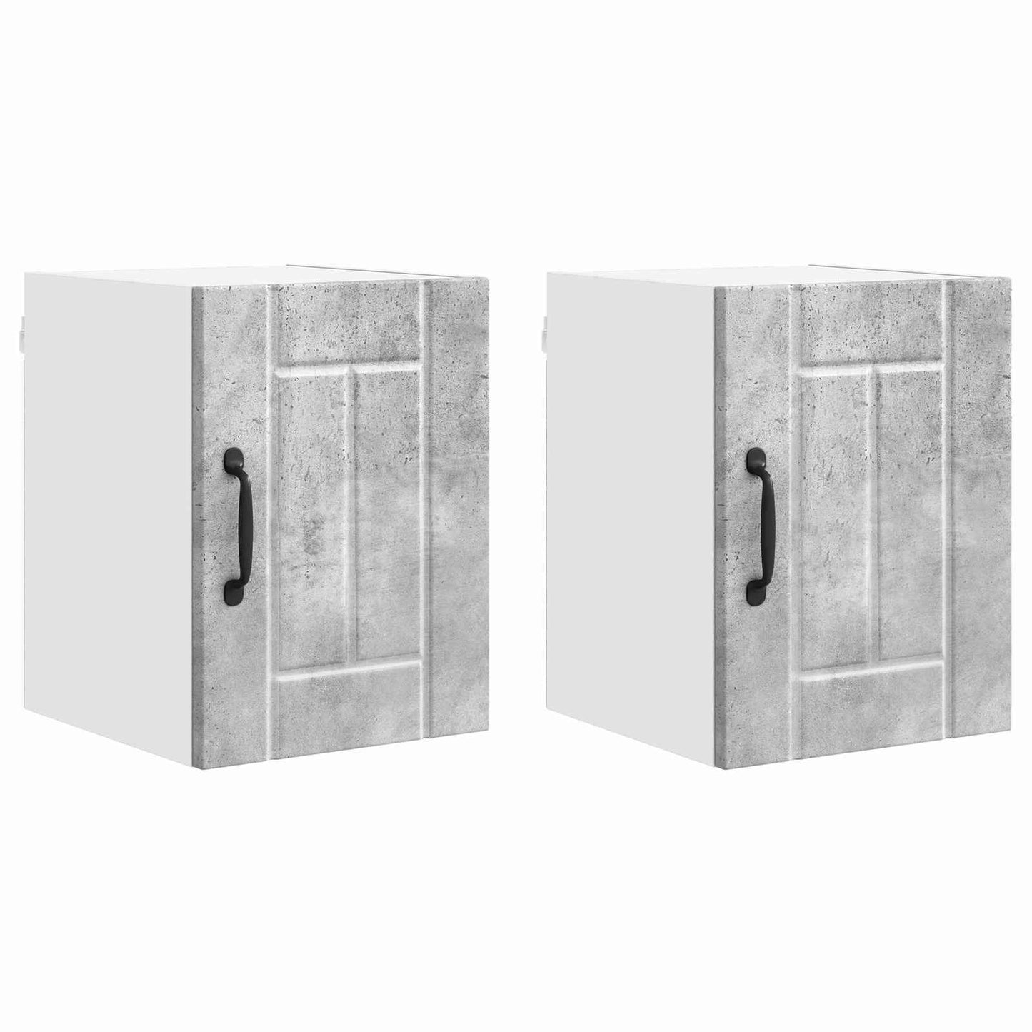 Armadietto a muro LUCCA 2 pz Grigio Cemento