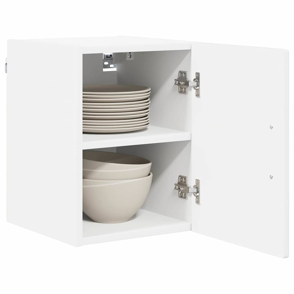Armadietto a muro LUCCA 2 pcs Bianco Lucido 30 x 31 x 40 cm | homemem39