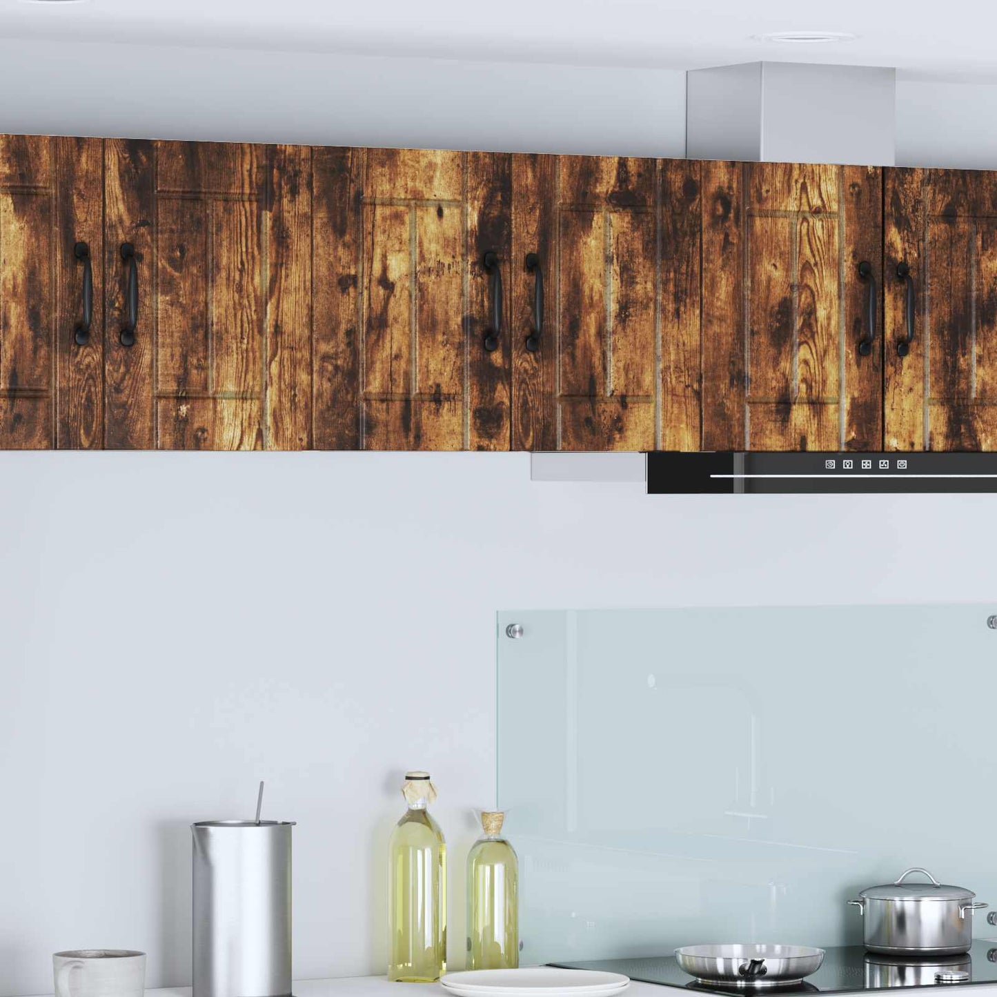 Armadietto a muro LUCCA 2 pcs Rovere Fumo 30 x 31 x 40 cm | homemem39