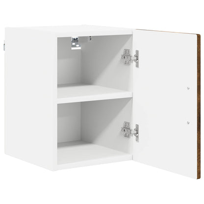 Armadietto a muro LUCCA 2 pz Rovere Fumo Legno ingegnerizzato - homemem39