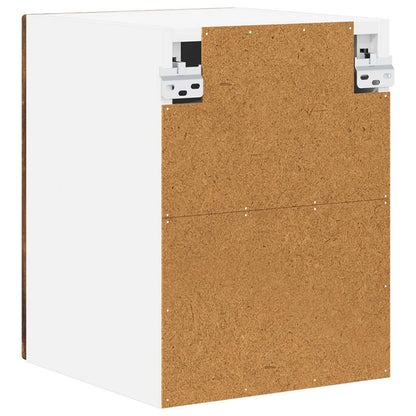 Armadietto a muro LUCCA 2 pz Rovere Fumo Legno ingegnerizzato - homemem39