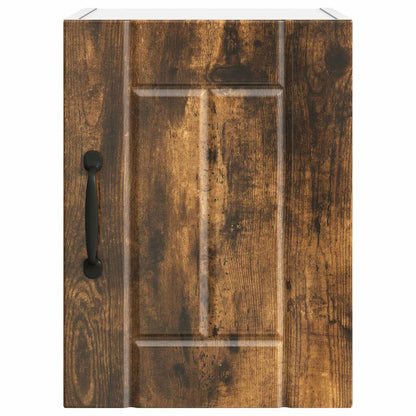 Armadietto a muro LUCCA 2 pz Rovere Fumo Legno ingegnerizzato - homemem39