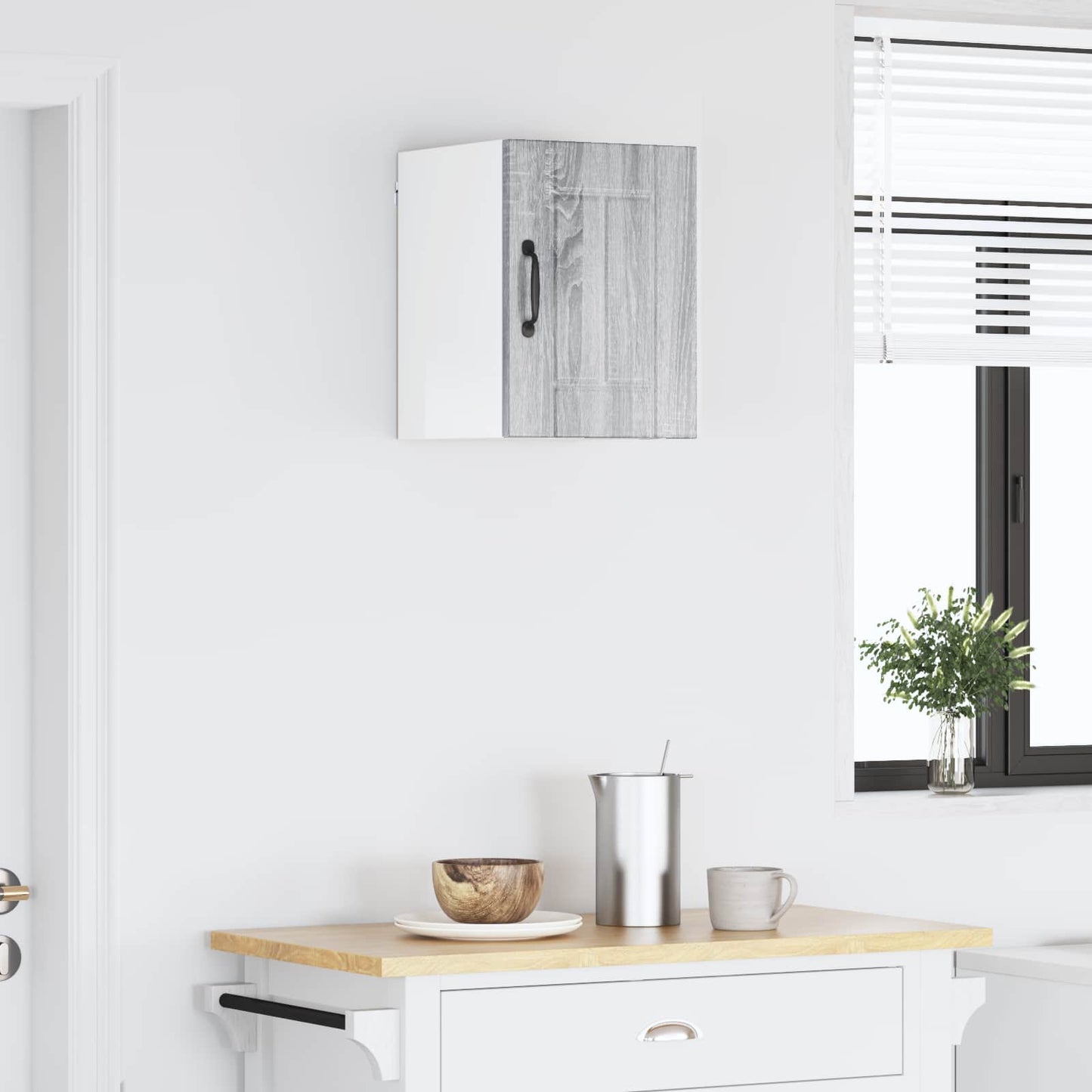 Armadietto a muro LUCCA Grigio Sonoma 30 x 31 x 40 cm | homemem39