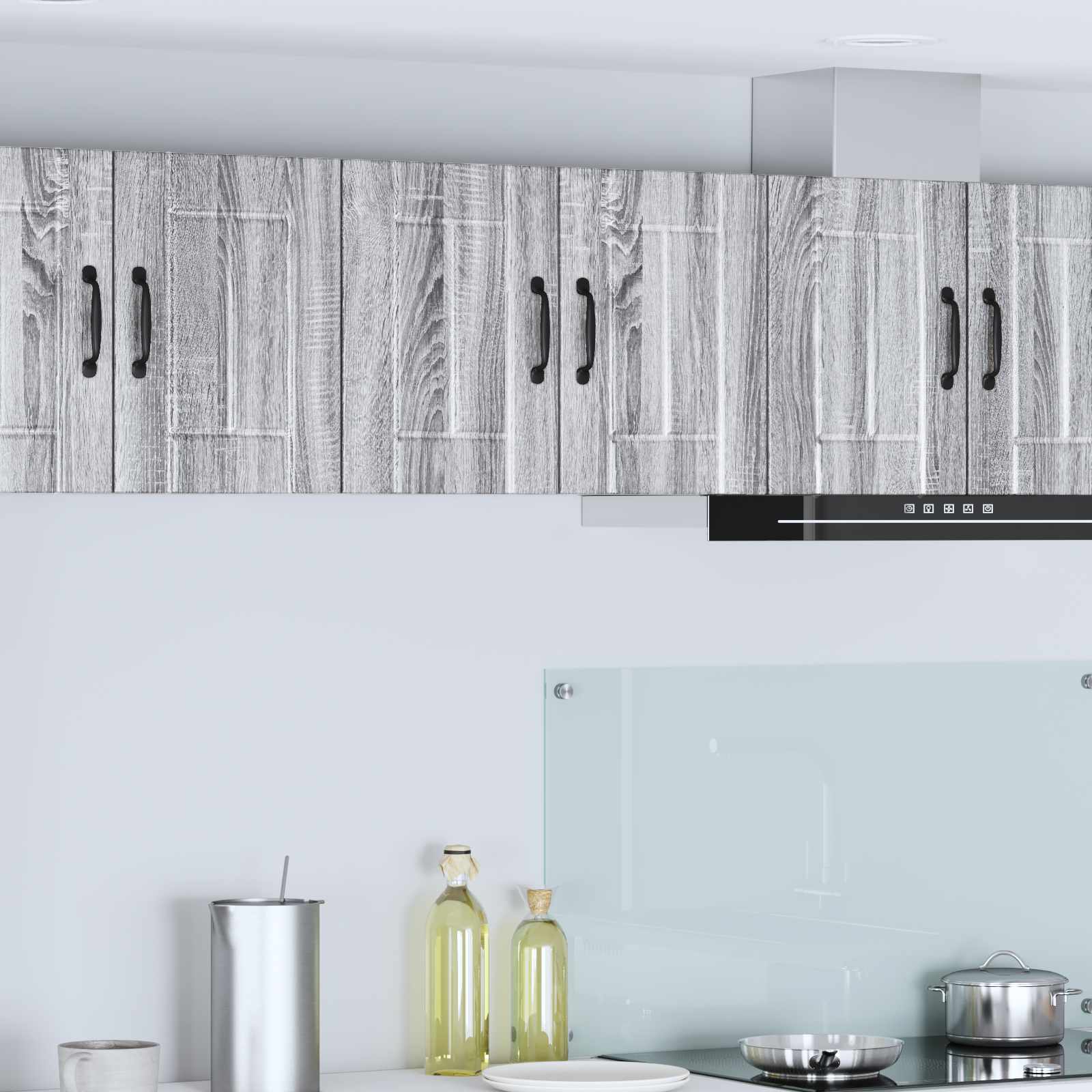 Armadietto a muro LUCCA 2 pcs Grigio Sonoma 30 x 31 x 40 cm | homemem39