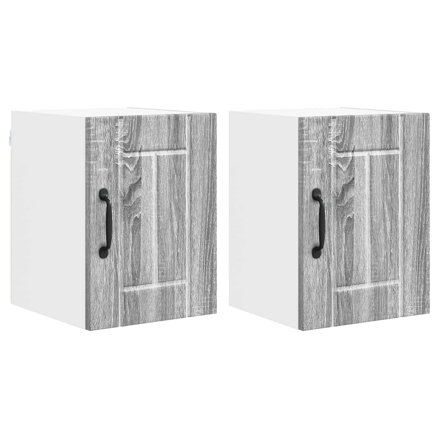 Armadietto a muro LUCCA 2 pcs Grigio Sonoma 30 x 31 x 40 cm | homemem39