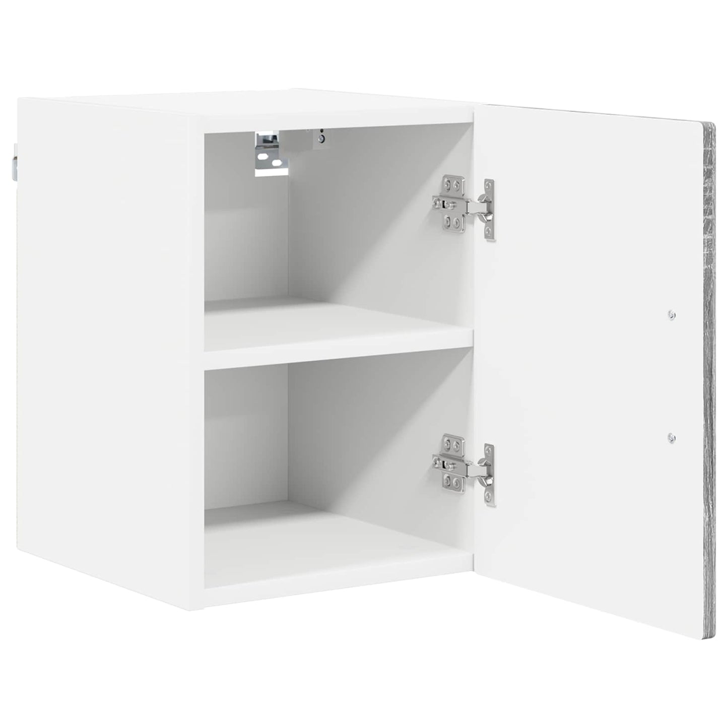 Armadietto a muro LUCCA 2 pz Grigio Sonoma Legno ingegnerizzato
