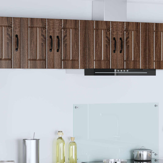 Armadietto a muro LUCCA 2 pz Rovere Marrone
