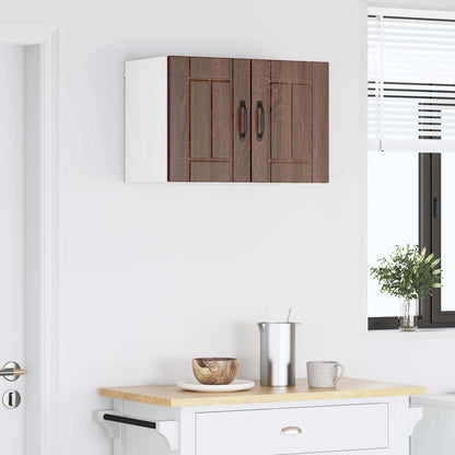 Armadietto a muro LUCCA 2 pcs Rovere Marrone 30 x 31 x 40 cm | homemem39