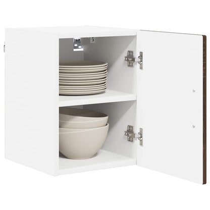 Armadietto a muro LUCCA 2 pz Rovere Marrone