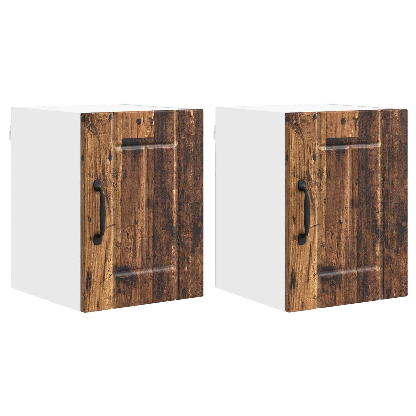 Armadietto a muro LUCCA 2 pcs Legno antico 30 x 31 x 40 cm | homemem39