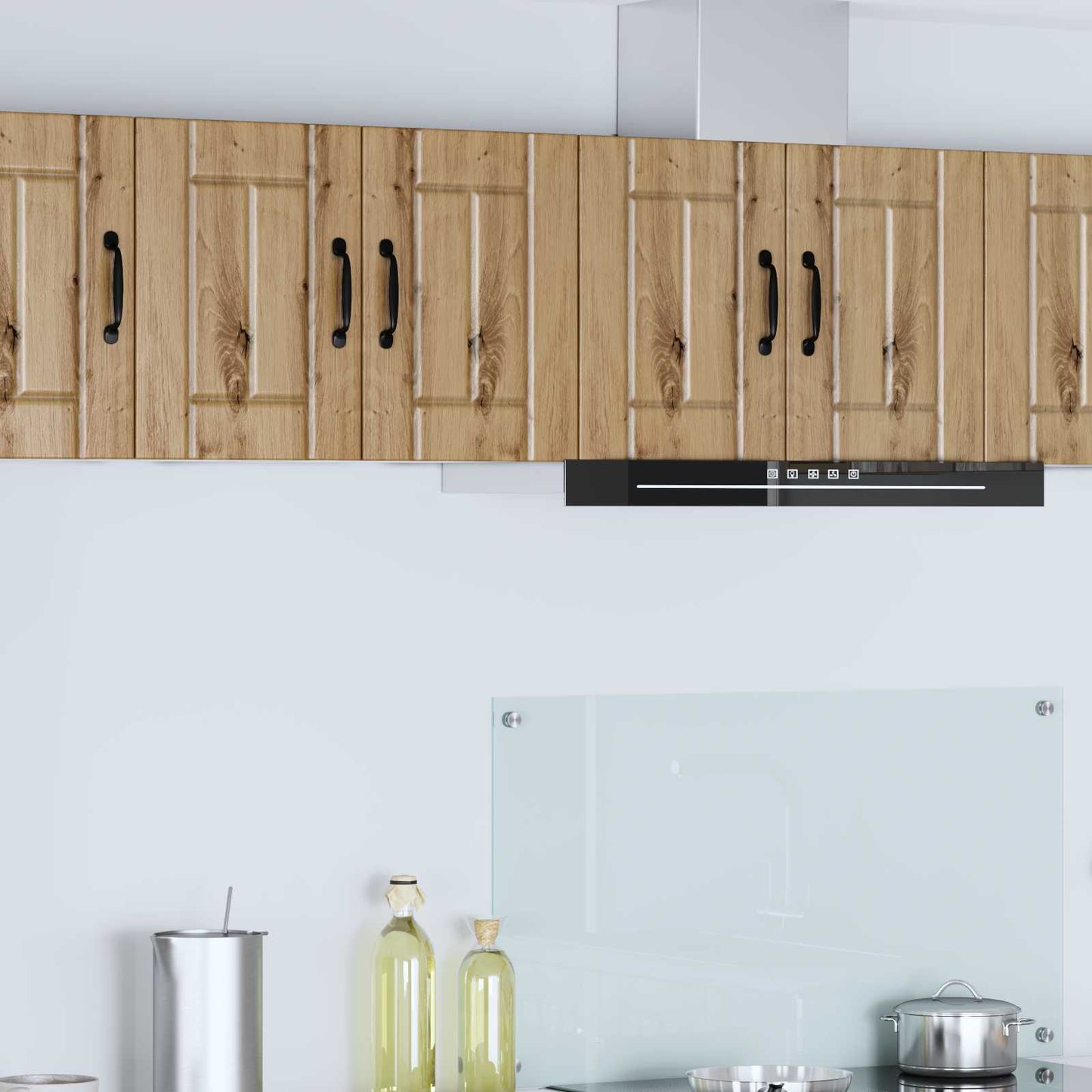 Armadietto a muro LUCCA 2 pz Rovere Artigianale