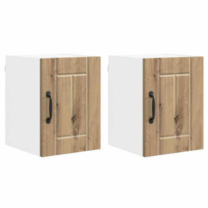 Armadietto a muro LUCCA 2 pz Rovere Artigianale