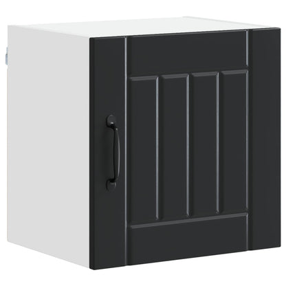 Armadietto a muro LUCCA 2 pcs Nero 40 x 31 x 40 cm | homemem39