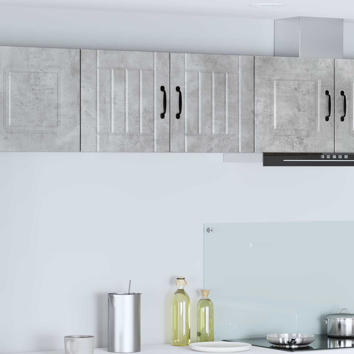 Armadietto a muro LUCCA Grigio Cemento 40 x 31 x 40 cm | homemem39