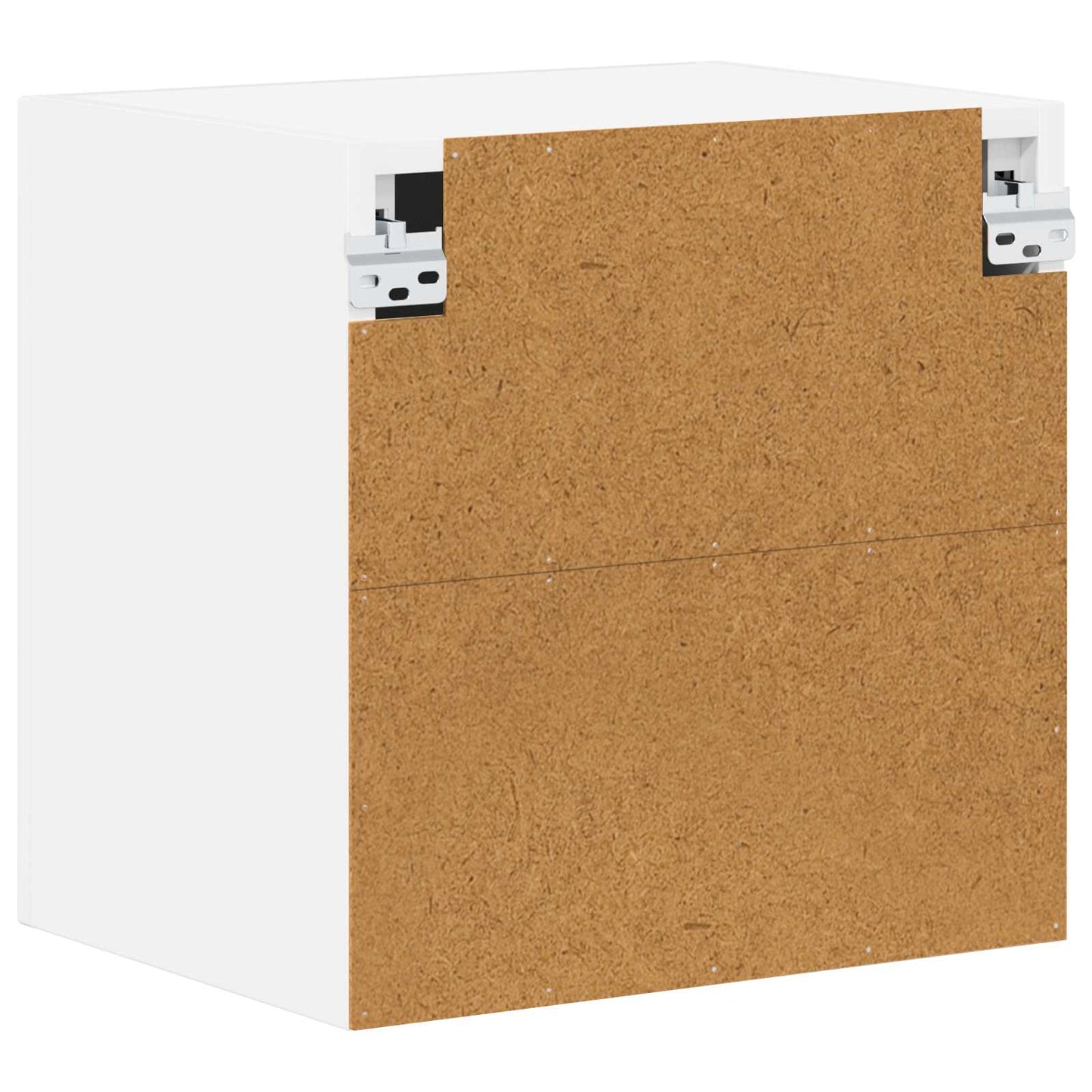 Armadietto a muro LUCCA 2 pz Bianco Lucido Legno ingegnerizzato