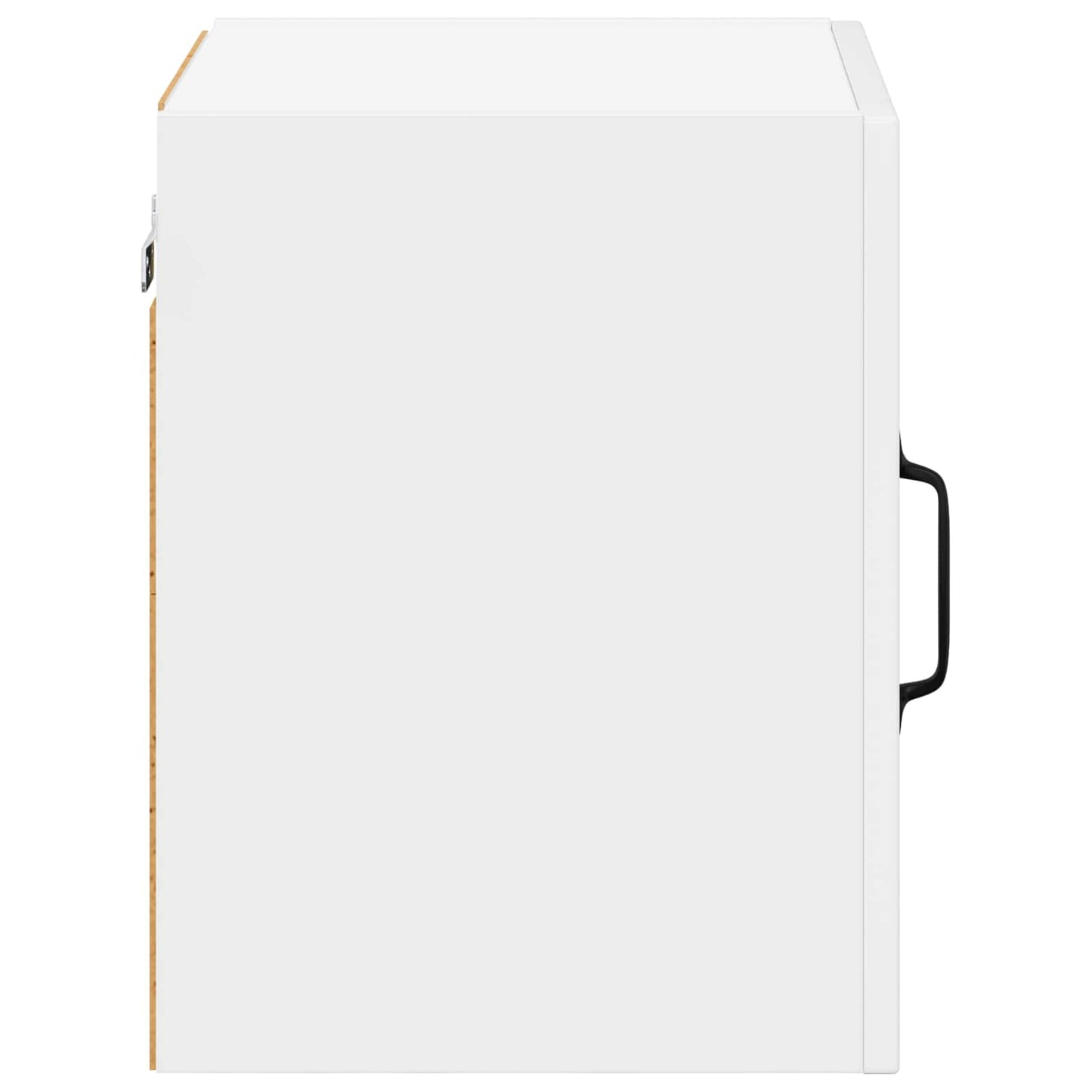Armadietto a muro LUCCA 2 pz Bianco Lucido Legno ingegnerizzato